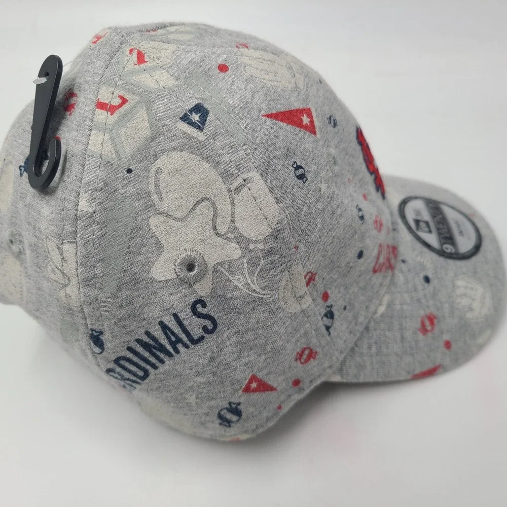 Infant St Louis Cardinals Hat One Size New Era 9Twenty Gray MLB All Over Print